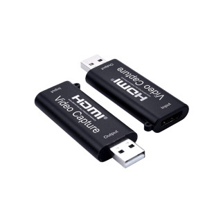 Перехідник відео Lucom USB2.0 A-HDMI M/F (V.Capture) відеозахват video capture 1080p чорний (62.09.8004) - Інтернет-магазин спільних покупок ToGether