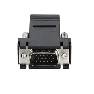 Перехідник моніторний Lucom VGA HD15-RJ45 UTP5e M/F Pas Чорний (62.01.3204) - Інтернет-магазин спільних покупок ToGether