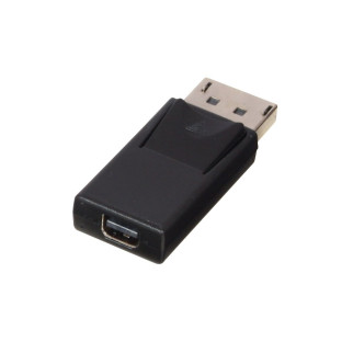 Перехідник моніторний Lucom DisplayPort-mini M/F адаптер 4K@60Hz Nickel чорний (62.01.3132) - Інтернет-магазин спільних покупок ToGether