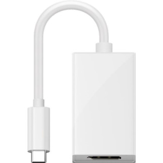 Перехідник моніторний Goobay USB Type-C-DisplayPort M/F (USB3.0) 0.2m v1.1 1080p Gold білий (75.07.1531) - Інтернет-магазин спільних покупок ToGether