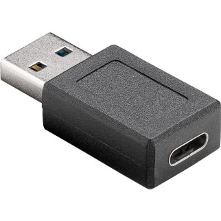 Перехідник обладнання Goobay USB Type-C-3.0A F/M USB3.0 Чорний (75.04.5400) - Інтернет-магазин спільних покупок ToGether