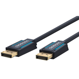 Кабель ClickTronic DisplayPort M/M 1.0m v1.4 8K@60Hz 19pin D=7.3mm OFCu Чорний (75.04.0992) - Інтернет-магазин спільних покупок ToGether