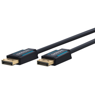 Кабель ClickTronic DisplayPort M/M 5.0m v1.4 8K@60Hz 19pin D=7.3mm OFCu Чорний (75.04.0996) - Інтернет-магазин спільних покупок ToGether
