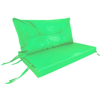 Комплект подушок Tia-Sport Сидушка та спинка Оксфорд Світло-зелений (sm-0961) - Інтернет-магазин спільних покупок ToGether