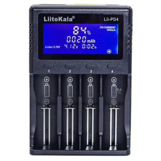 Зарядний пристрій для акумуляторів АА/ААА Liitokala Lii-PD4 Black - Інтернет-магазин спільних покупок ToGether