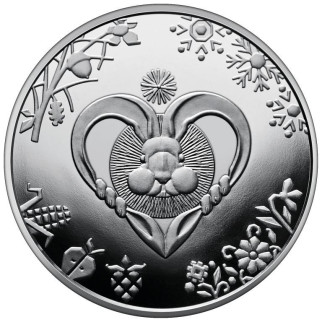 Монета Mine Рік Кролика 5 гривень 2022 р 35 мм Сріблястий (hub_2nlvsq) - Інтернет-магазин спільних покупок ToGether