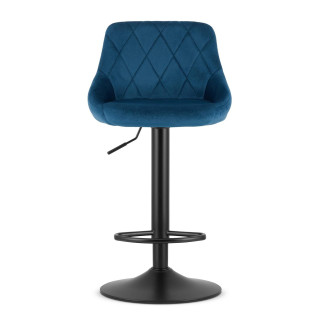 Барний стілець LEOBERT KAST Blue (Aksamit) - Інтернет-магазин спільних покупок ToGether