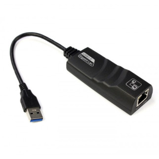 Перехідник мережевий Lucom USB3.0 A-RJ45 GigaLAN M/F 0.1m PC/MAC Чорний (62.09.8072) - Інтернет-магазин спільних покупок ToGether