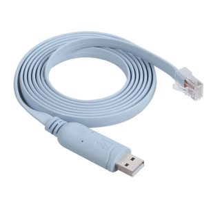 Кабель Lucom USB2.0 A-RJ45 RS232 M/M Cisco 1.8m FTDI232+ZT213 Блакитний (62.09.8309) - Інтернет-магазин спільних покупок ToGether