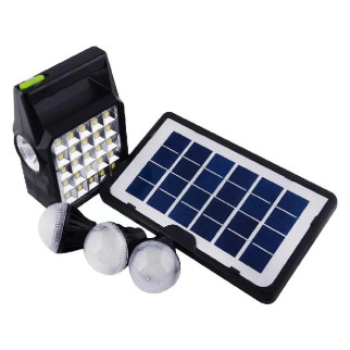 Сонячна зарядна станція GDTimes GD 105 сонячна панель + ліхтар + 3 лампи - Інтернет-магазин спільних покупок ToGether