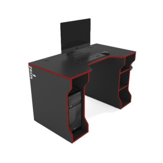 Геймерський стіл ZEUS TRON-4 чорний/червоний - Інтернет-магазин спільних покупок ToGether