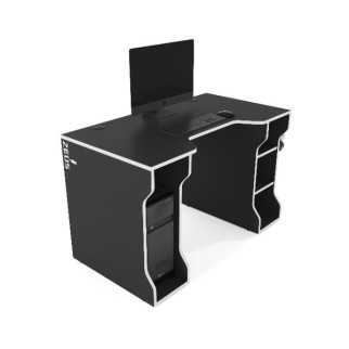 Геймерський стіл ZEUS TRON-4 чорний/білий - Інтернет-магазин спільних покупок ToGether