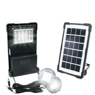 Сонячна зарядна станція GDTimes GD-07A сонячна панель + ліхтар + 2 лампи - Інтернет-магазин спільних покупок ToGether