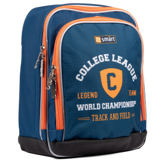 Рюкзак шкільний SMART H-55 College league синій (558034) - Інтернет-магазин спільних покупок ToGether