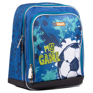 Рюкзак шкільний SMART H-55 My Game синій (558021) - Інтернет-магазин спільних покупок ToGether