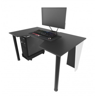 Геймерський ігровий стіл ZEUS GAMER-2 чорний з білим - Інтернет-магазин спільних покупок ToGether