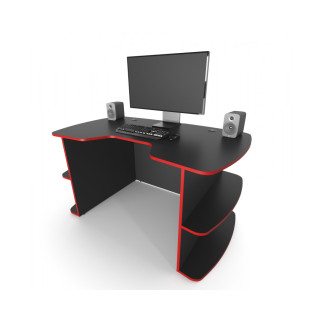 Геймерський стіл ZEUS™ Flok2 чорний/червоний - Інтернет-магазин спільних покупок ToGether