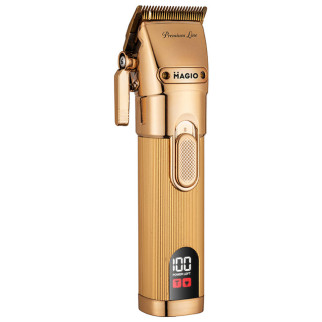Бездротова машинка для стрижки волосся з дисплеєм MAGIO МG-587 титан Gold - Інтернет-магазин спільних покупок ToGether