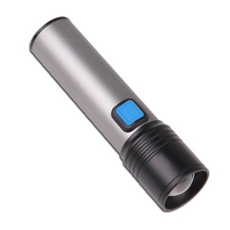 Ліхтарик світлодіодний ручний акумуляторний Fleshlight K31 Сірий - Інтернет-магазин спільних покупок ToGether