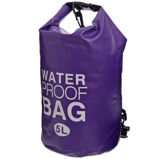 Гермомішок водонепроникний Waterproof Bag 5 л Violet (10603V) - Інтернет-магазин спільних покупок ToGether