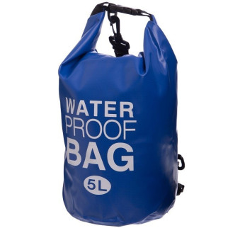 Гермомішок водонепроникний Waterproof Bag 5 л Blue (10603B) - Інтернет-магазин спільних покупок ToGether