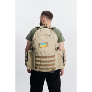 Тактичний рюкзак Intruder світлий бежевий з косою кишенею (1467085551) - Інтернет-магазин спільних покупок ToGether