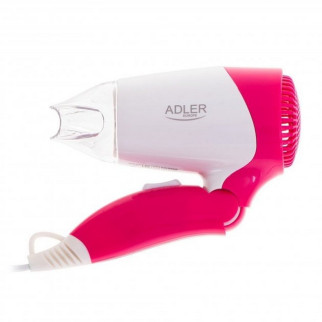 Фен дорожній складаний Adler AD 2259 White/Pink - Інтернет-магазин спільних покупок ToGether