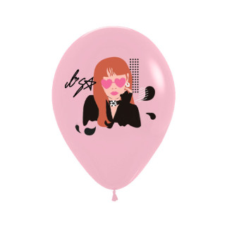 Повітряна кулька Блек Пінк Black Pink Лиса Lisa ніжно-рожева (22926) Fan Girl - Інтернет-магазин спільних покупок ToGether