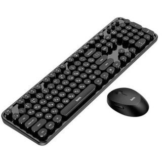 Бездротова клавіатура та миша Hoco DI25 Black - Інтернет-магазин спільних покупок ToGether