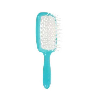 Гребінець пластиковий для волосся Stenson 521-1 блакитний з білим - Інтернет-магазин спільних покупок ToGether