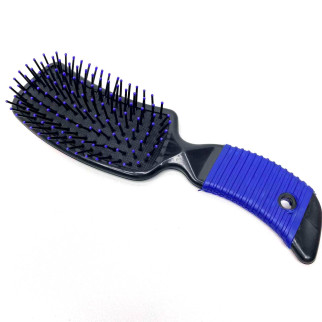 Гребінець пластиковий для волосся Stenson 8585 чорний з синім - Інтернет-магазин спільних покупок ToGether