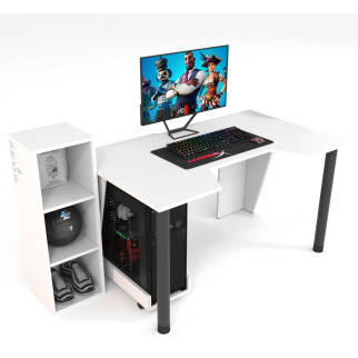 Геймерський ігровий стіл ZEUS™ GAMER-4 білий - Інтернет-магазин спільних покупок ToGether