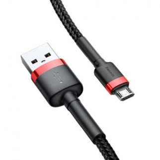 Кабель Baseus Cafule Micro USB 2.4A (1m) (red/black) - Інтернет-магазин спільних покупок ToGether