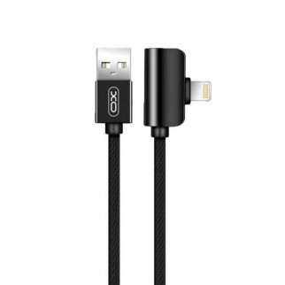 Кабель USB XO NB46 2в1 + перехідник USB - Lightning + Lightning Audio 1m (black) - Інтернет-магазин спільних покупок ToGether