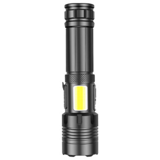 Ліхтар ручний Quantum QM-FL1035 Perfect 5W LED zoom + 3W COB з Type-C з функ Power Bank, Li-ion 18650/2600 mAh - Інтернет-магазин спільних покупок ToGether