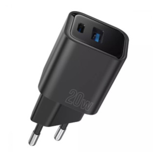 Мережевий зарядний пристрій МЗП Proove Silicone Power Plus 20W (Type-C + USB) (black) - Інтернет-магазин спільних покупок ToGether