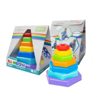 Розвиваюча іграшка "Пірамідка-веселка" 7 елементів - Інтернет-магазин спільних покупок ToGether