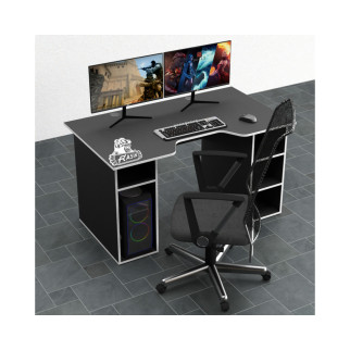 Геймерський стіл Rasin RS-2 чорний/білий - Інтернет-магазин спільних покупок ToGether