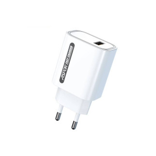 Мережевий зарядний пристрій Aspor A803 (USB/18W)- білий - Інтернет-магазин спільних покупок ToGether