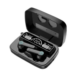 Навушники бездротові  Bluetooth TWS M19 8950 в кейсі Black - Інтернет-магазин спільних покупок ToGether