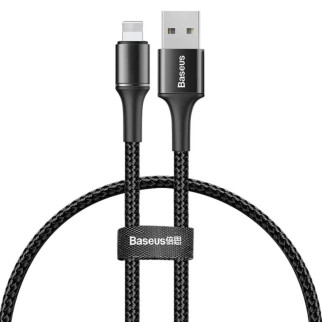 Зарядка USB кабель Bаseus для синхронізації і зарядки iPhone Apple Lightning led підсвічуванням 2 м Чорний - Інтернет-магазин спільних покупок ToGether