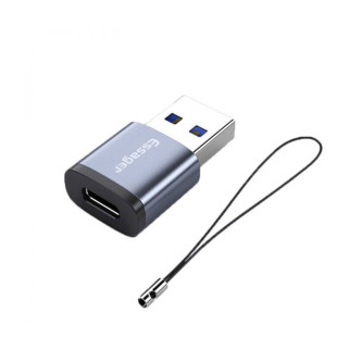Перехідники USB type C - USB Адаптер Essager 3.0 Сірий - Інтернет-магазин спільних покупок ToGether