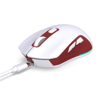 Миша бездротова HXSJ Т28 з акумулятором та RGB підсвічуванням 2,4G+Bluetooth Red - Інтернет-магазин спільних покупок ToGether