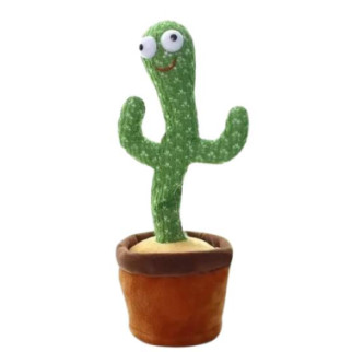 Танцюючий та співаючий кактус OPT-TOP Dancing Cactus на 120 пісень з підсвічуванням Зелений (1756374515) - Інтернет-магазин спільних покупок ToGether