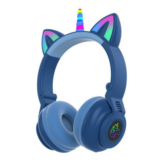 Дитячі бездротові навушники OPT-TOP Єдиноріг Cat STN-27 LED Bluetooth з котячими вушками (1756374756) - Інтернет-магазин спільних покупок ToGether