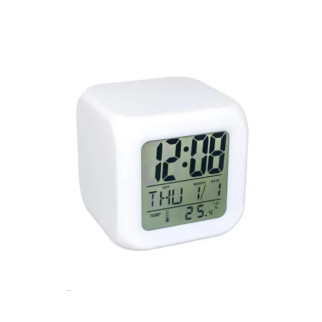 Цифровий світлодіодний годинник Куб з будильником та термометром Хамелеон OPT-TOP (1756375304) - Інтернет-магазин спільних покупок ToGether