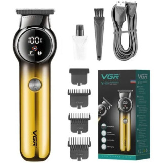 Електробритва акумуляторна для бороди VGR V-989 з насадками (2097774690) - Інтернет-магазин спільних покупок ToGether