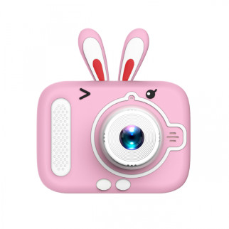 Фотоапарат дитячий міні Camera Вушка 20 Мп з іграми рожевий (UR949P) - Інтернет-магазин спільних покупок ToGether
