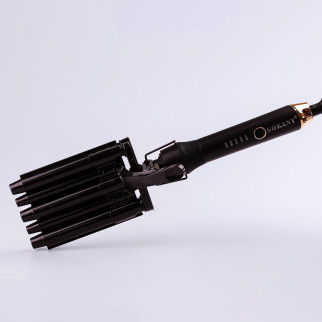 Плойка п'ять хвиль для завивки волосся Sokany SK-670 з керамічним покриттям чорний (SK670) - Інтернет-магазин спільних покупок ToGether