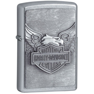 Запальничка бензинова Zippo Harley-Davidson Iron Eagle Emblem Street Chrome (20230) - Інтернет-магазин спільних покупок ToGether